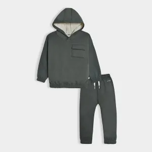 Adventure Basil Hooded Sweatshirt & Jogger Set