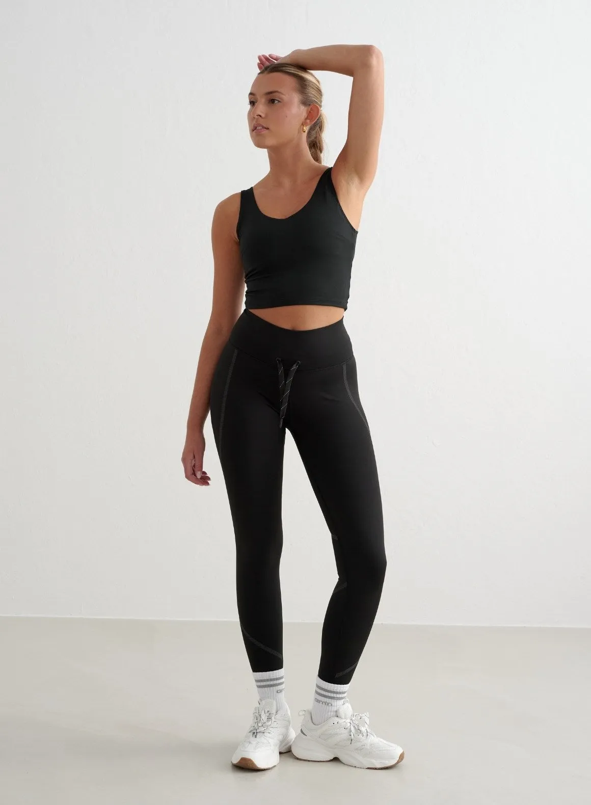 Black Reflective Warming Tights