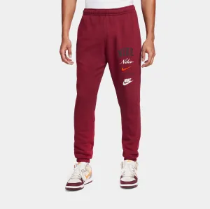 Club Fleece Stack GX Joggers Mens Pants (Red/White)