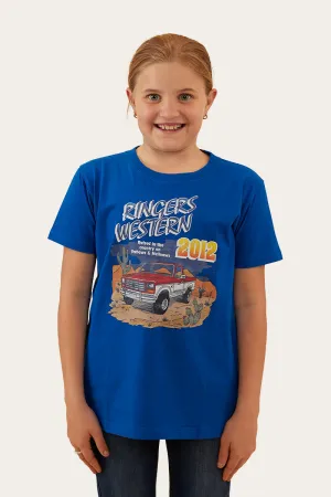 Country Raised Kids Classic Fit T-Shirt - Snorkel Blue