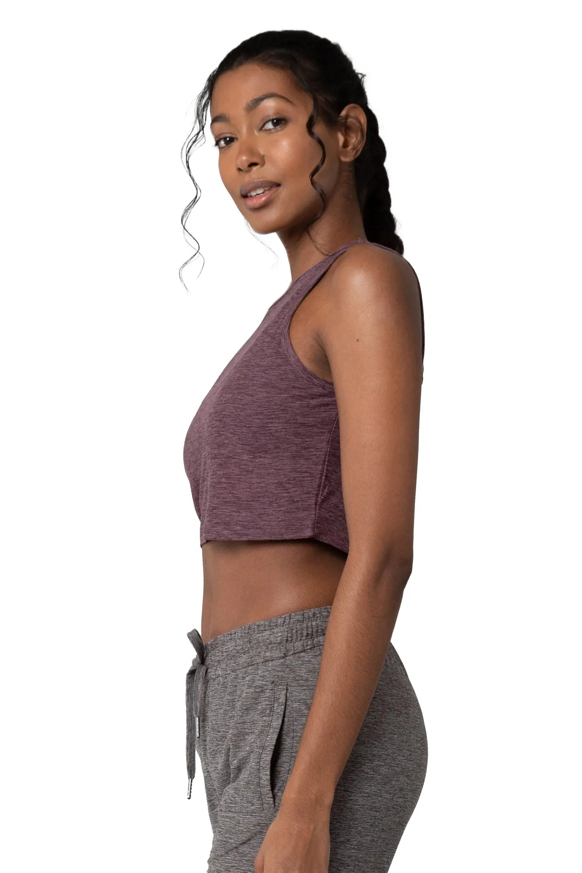 Day-To-Day Side-Tie Crop Tank