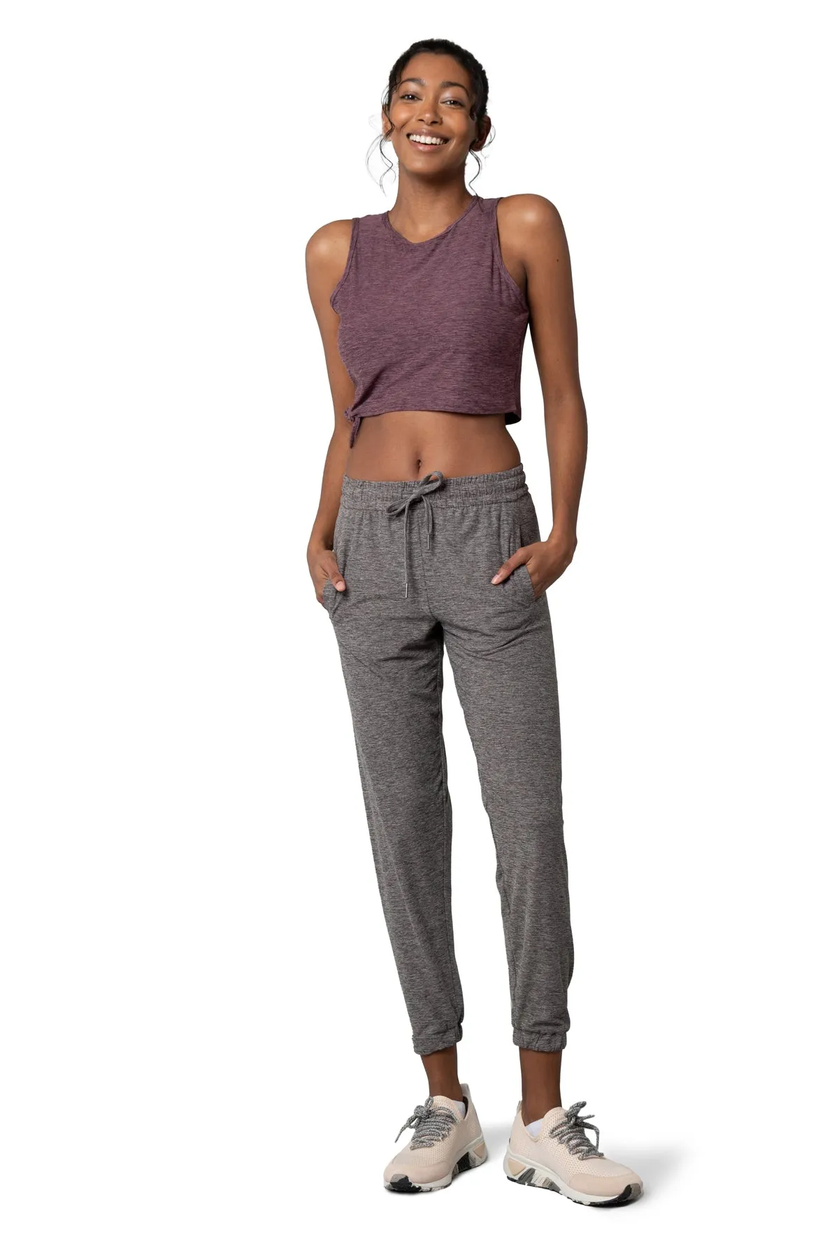 Day-To-Day Side-Tie Crop Tank