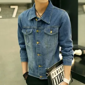 Denim Vintage Trendy Stylish Jacket Student Tops Outerwear