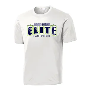 Elite - Lightening Bolts PosiCharge Drifit Tee (ST350/YST350) - White