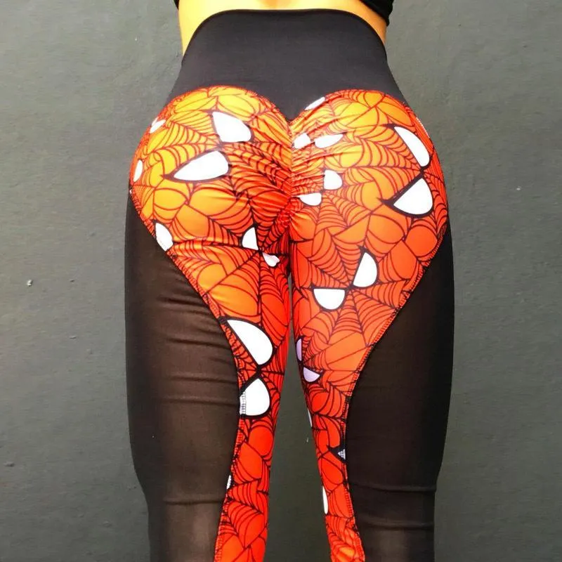 High Waist SPIDERMAN Fitness Leggings for Women