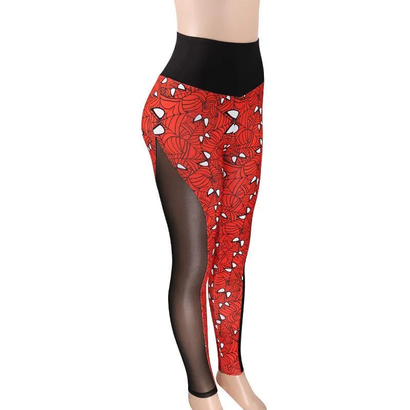 High Waist SPIDERMAN Fitness Leggings for Women