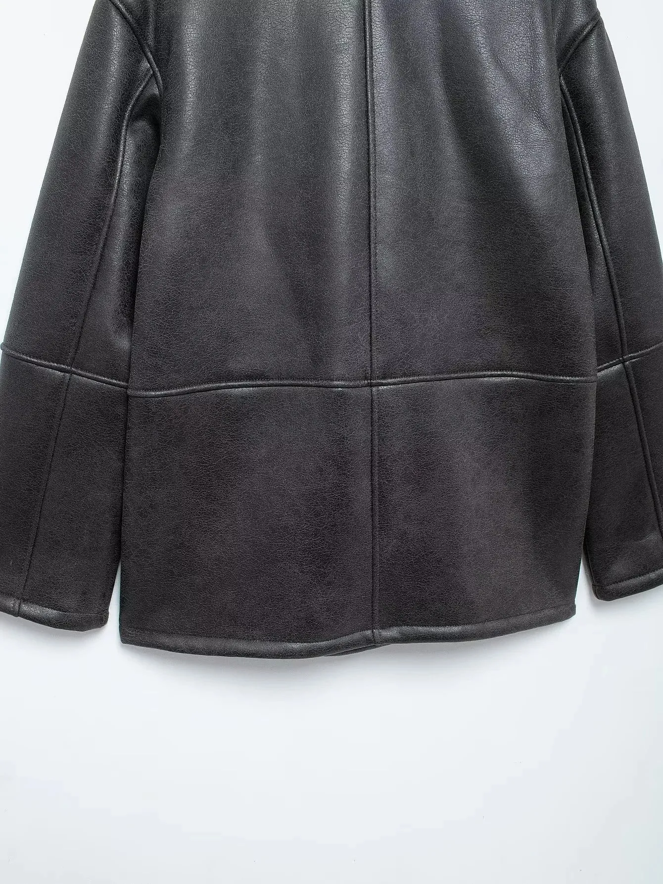 Ilsa Shearling Lined Faux Leather Jacket