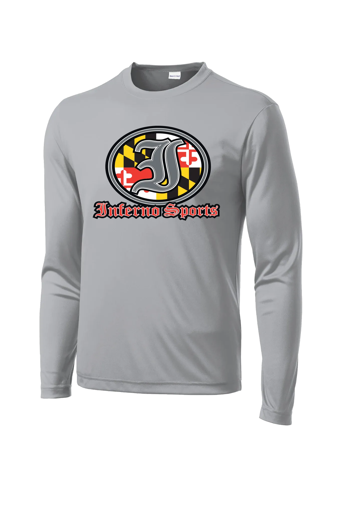 Inferno Sports MD Flag Long Sleeve Grey