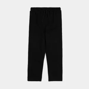 Jacquard Knit Joggers Mens Pants (Black)