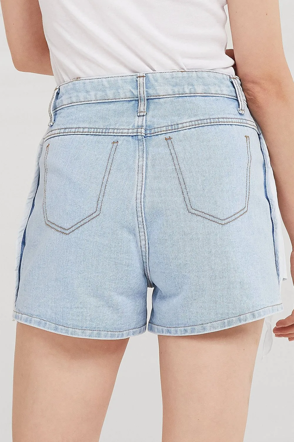 Keira Inside Out Denim Shorts