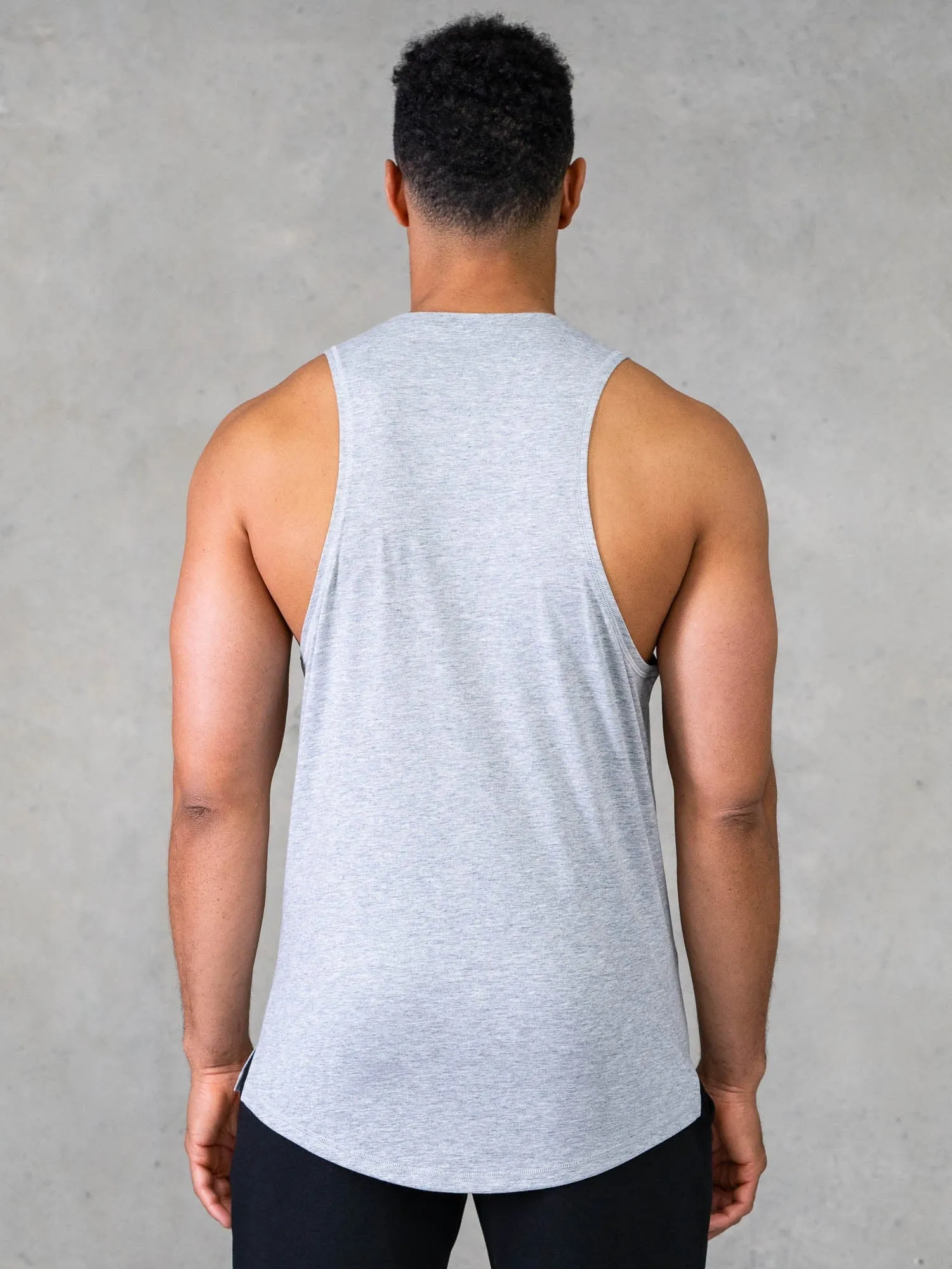 Legacy Drop Armhole Tank - Grey Marl