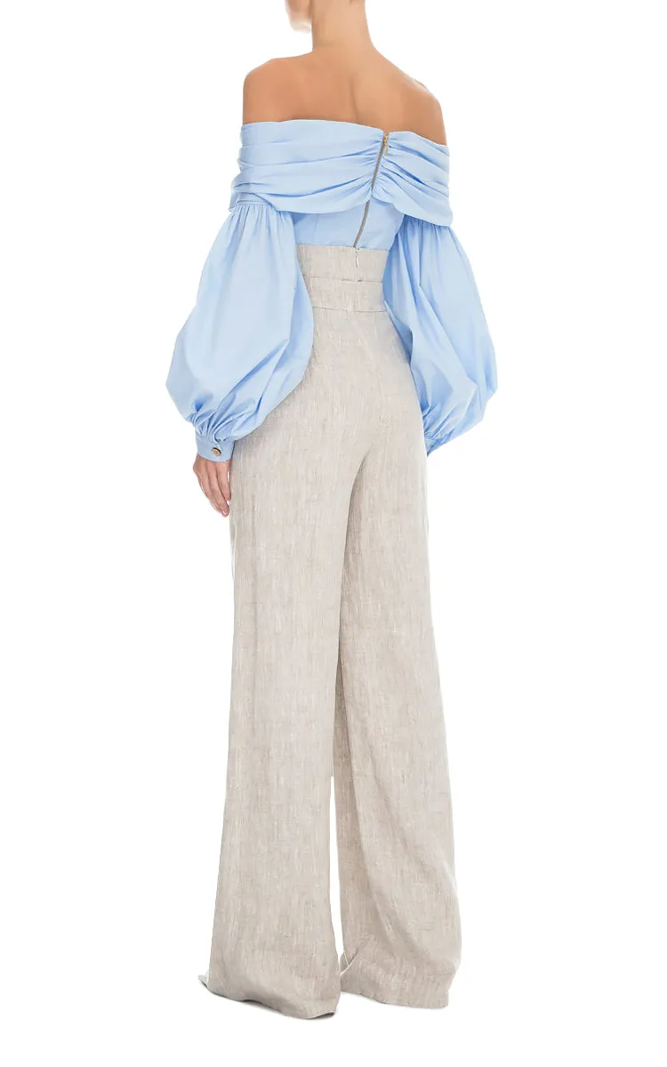 Long Sleeve Linen Pants