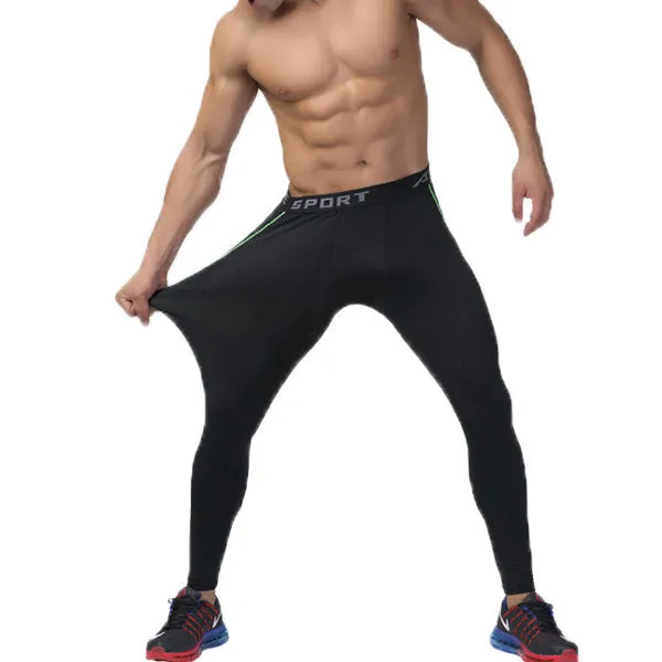 Mens Breathable Quick-drying Skinny Tights