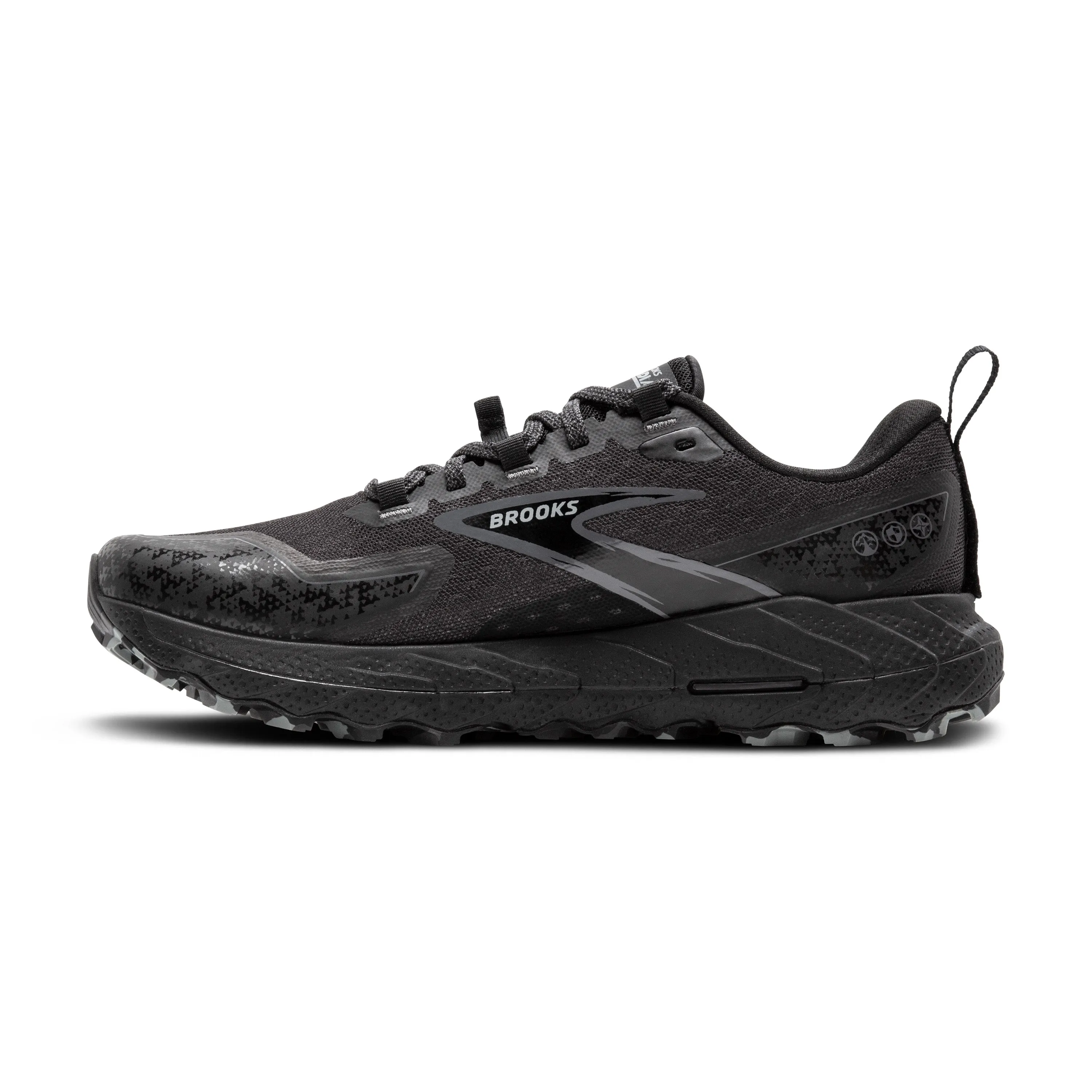 Men's Brooks Cascadia 18 Color: Black/Black Pearl/Grey