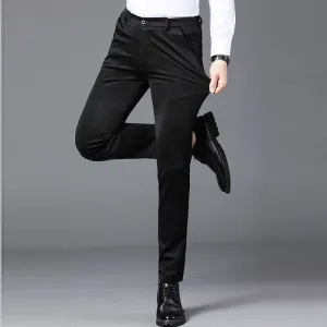 Men's High Elastic Houndstooth Pants