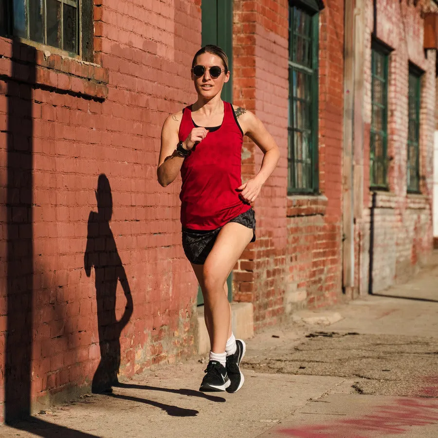 rabbit Bunny Hop Singlet | Cranberry | Womens