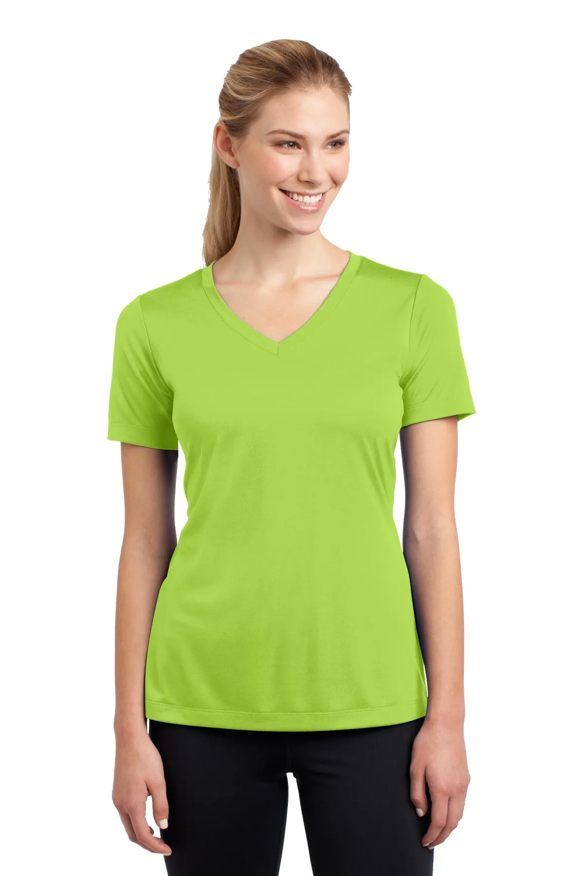 Sport-Tek® Ladies PosiCharge® Competitor™ V-Neck Tee. LST353