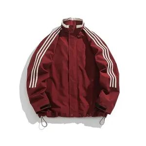 Stylish Athletic Stripe Jacket