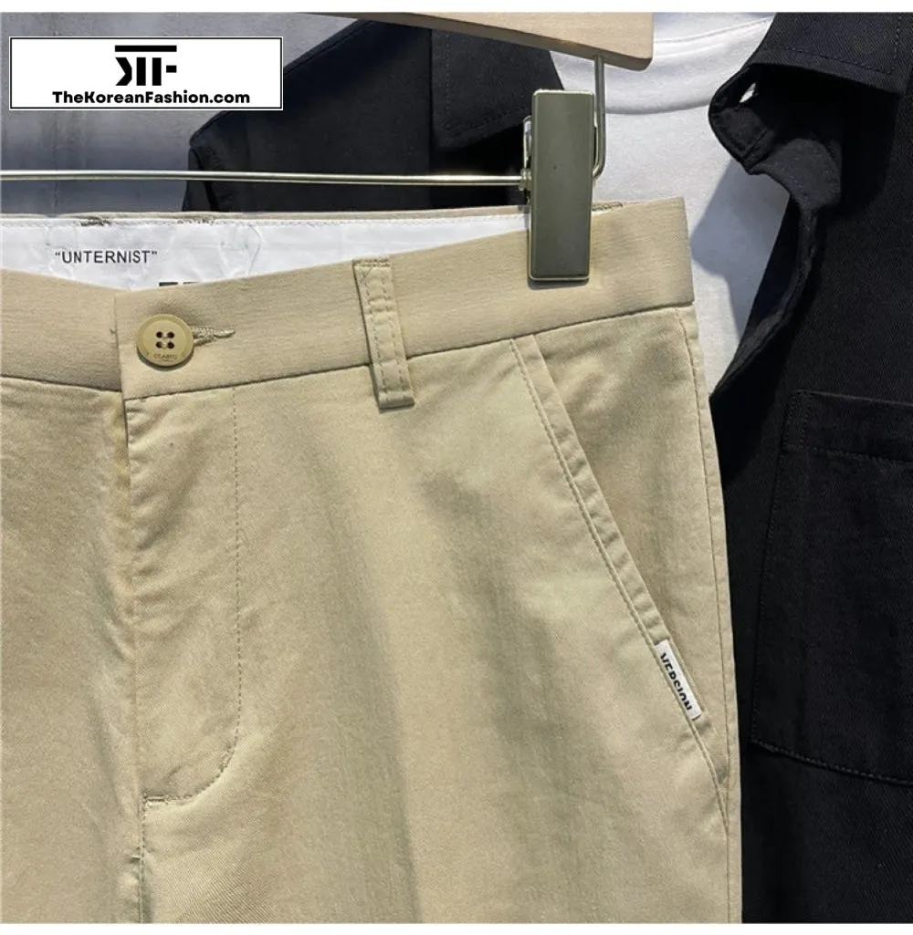 Summer Breathable Ice Silk Casual Pants