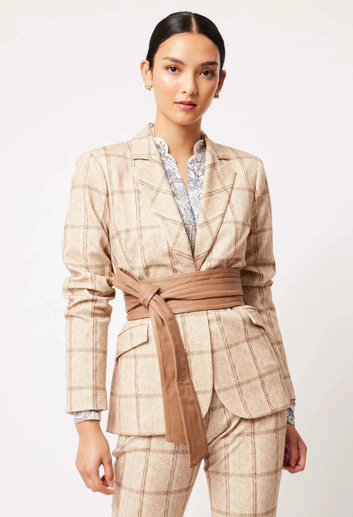 Venus Ponte Check Blazer