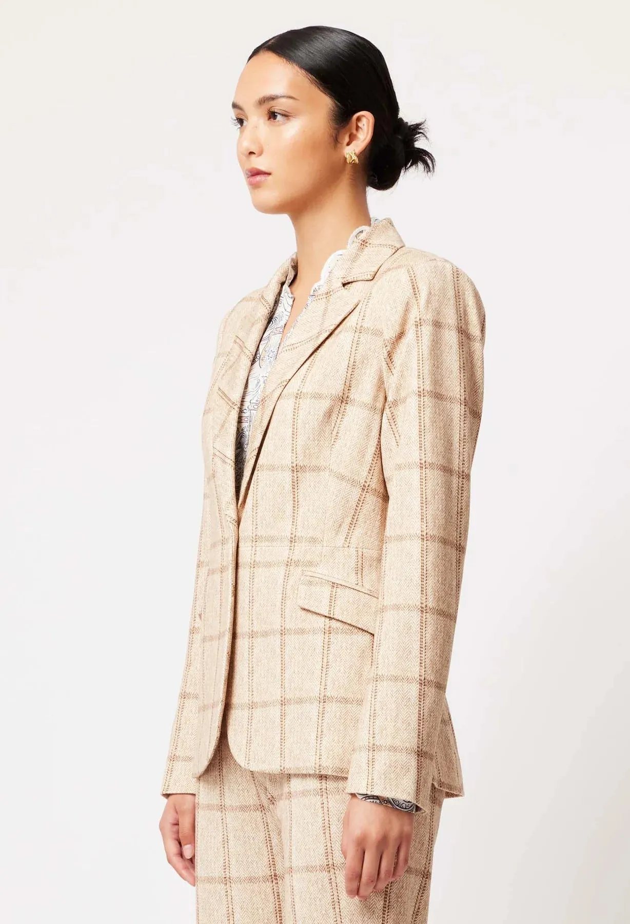 Venus Ponte Check Blazer