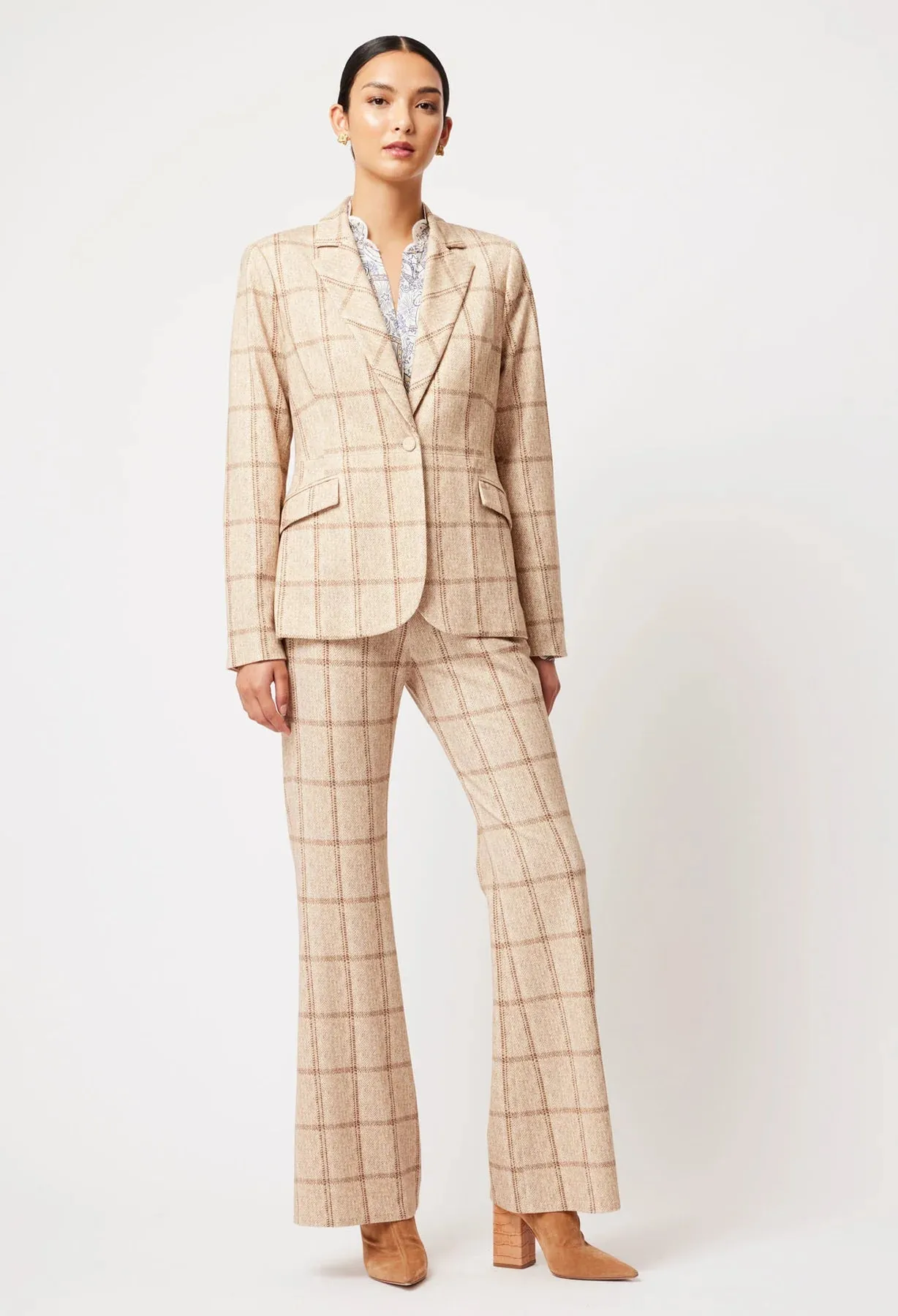 Venus Ponte Check Blazer