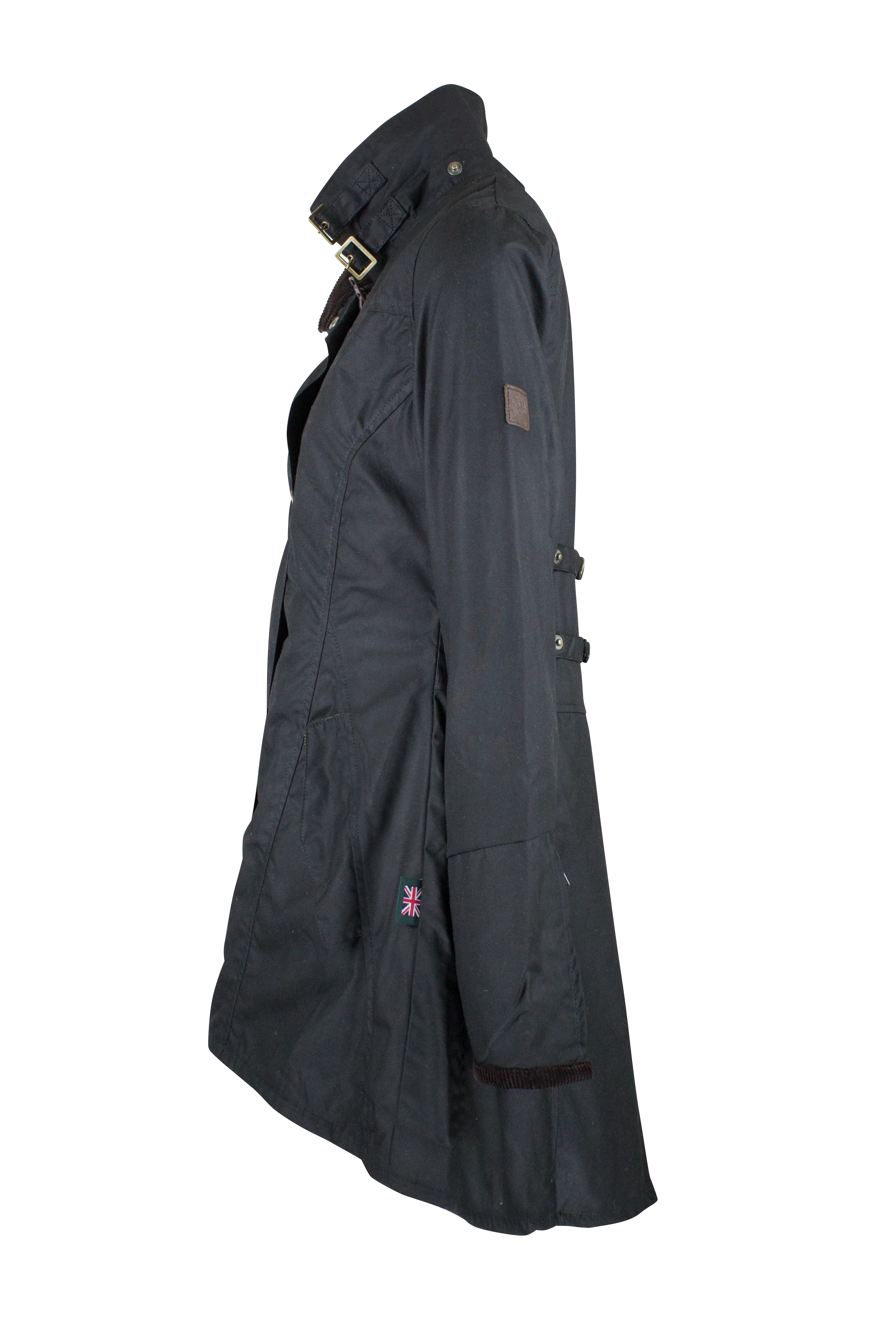 W02 - Women's Olivia Waxed Jacket - BLACK