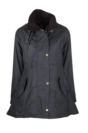 W02 - Women's Olivia Waxed Jacket - BLACK