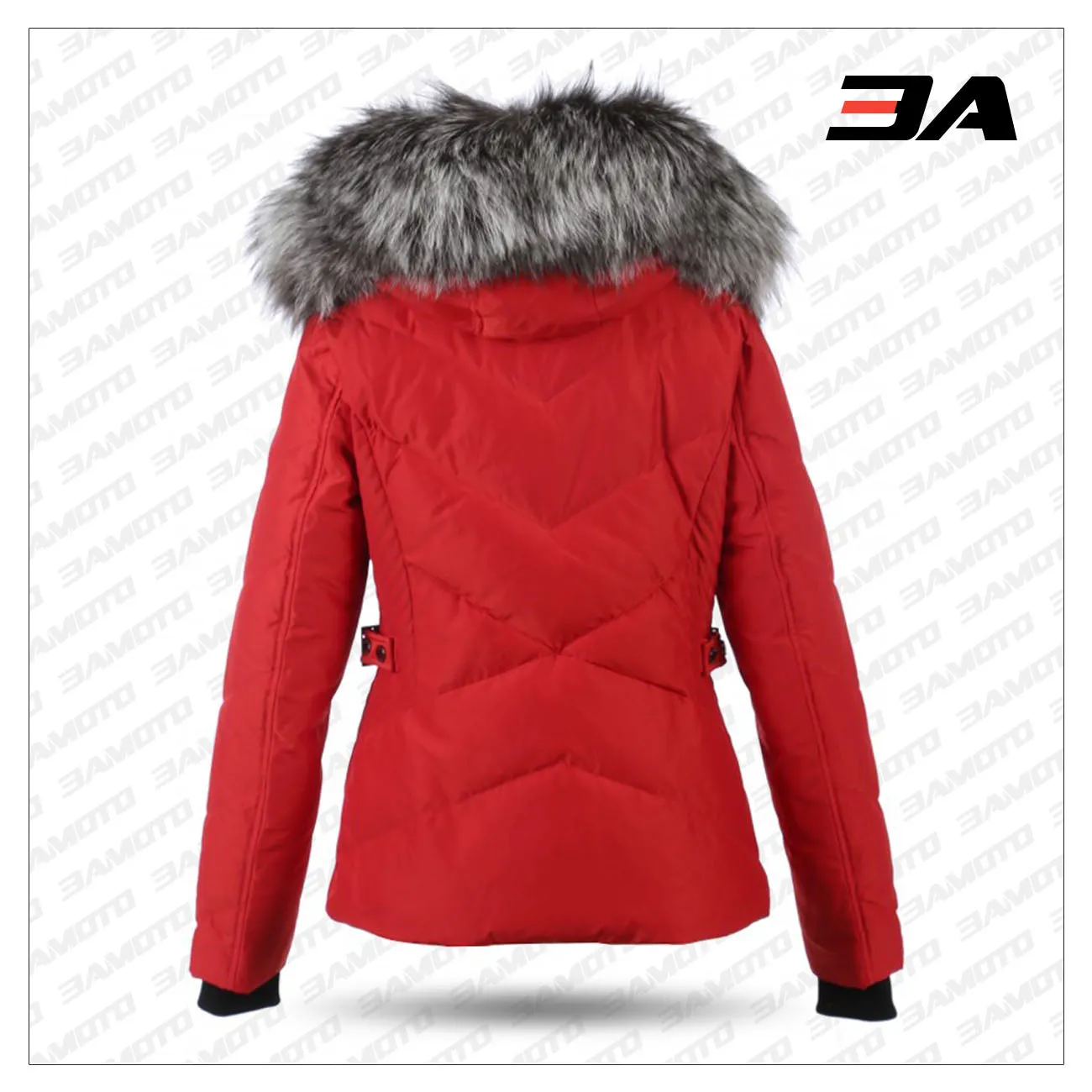 Women Red Down Jacket