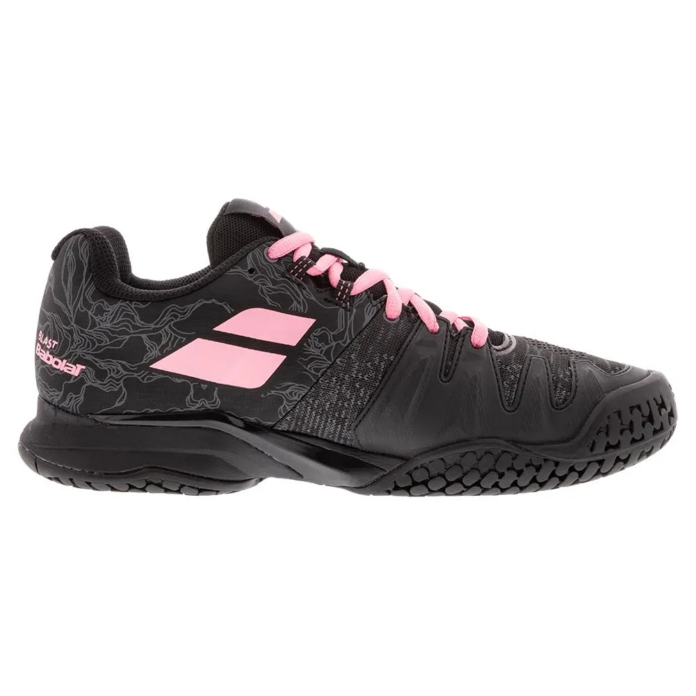 Women's Propulse Blast All Court Tennis Shoes Black and Geranium Pink