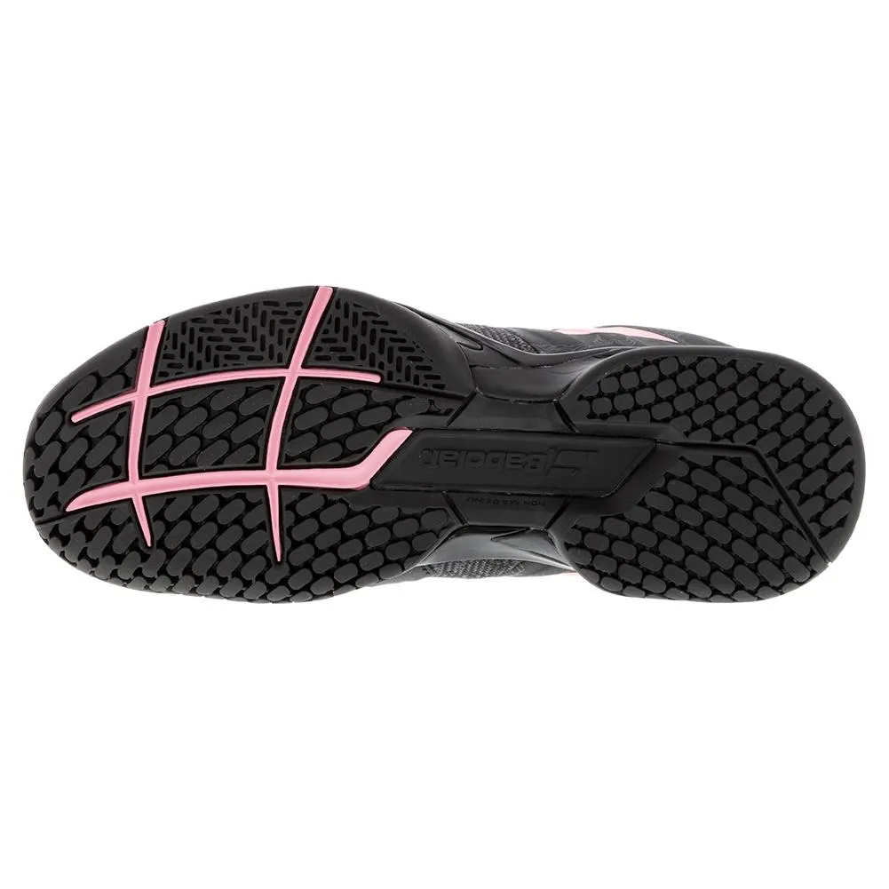 Women's Propulse Blast All Court Tennis Shoes Black and Geranium Pink