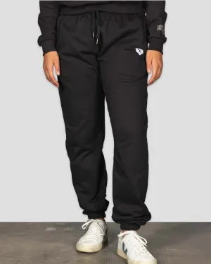 Women's Relaxed Fit Comfort Sweatpants - Black