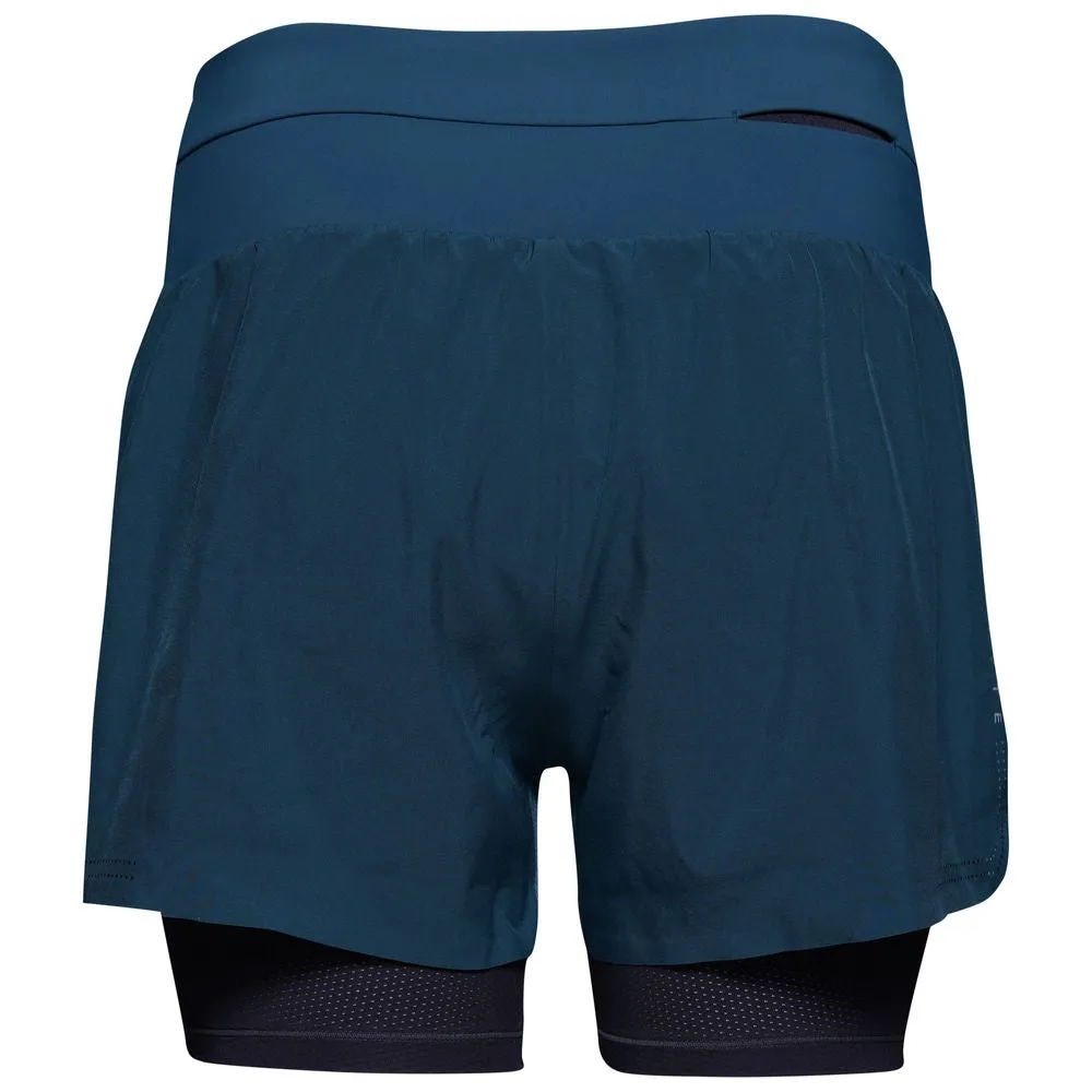 Womens Swift 2-In-1 Shorts (Petrol/Graphite)