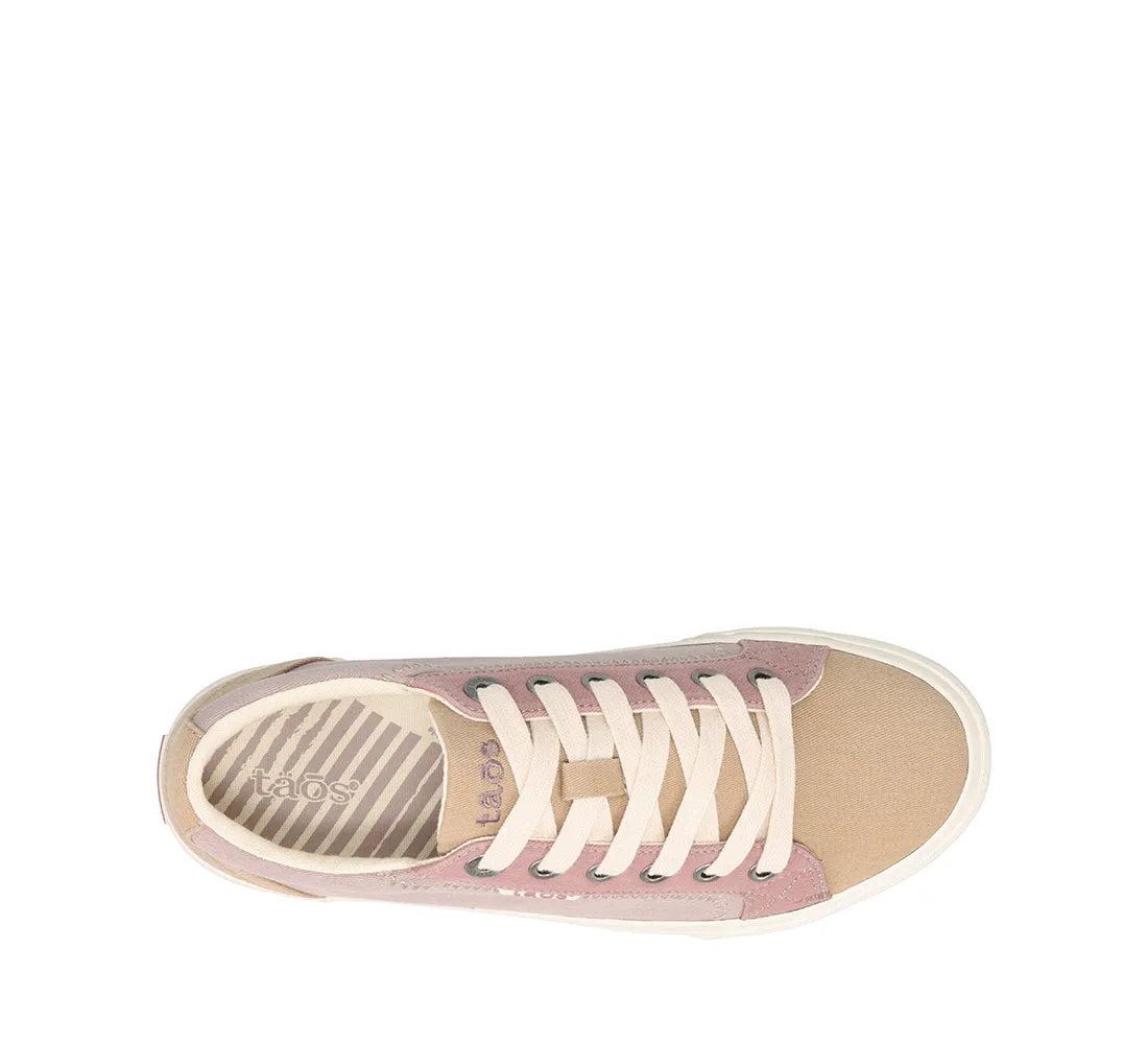 Women's Taos Plim Soul Color: Tan Dusty Rose Multi